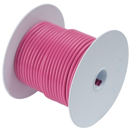 Ancor Primary Wire, Marine, 18 AWG, 1C C, Pink, Vinyl, Stranded, 600V, 35 ft. 180603
